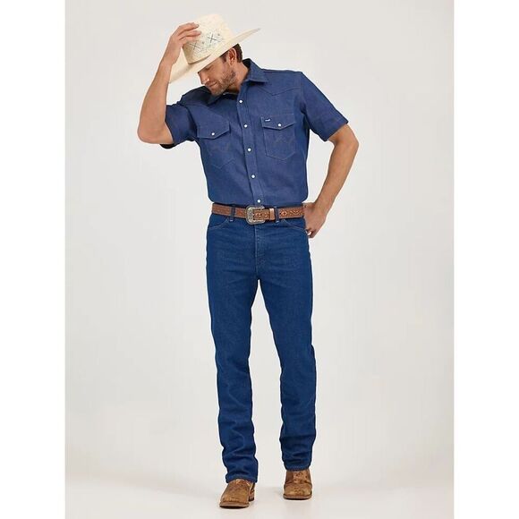 Wrangler Cowboy Cut Slim Fit Jeans Mens Size 32x30 - Picture 10 of 11